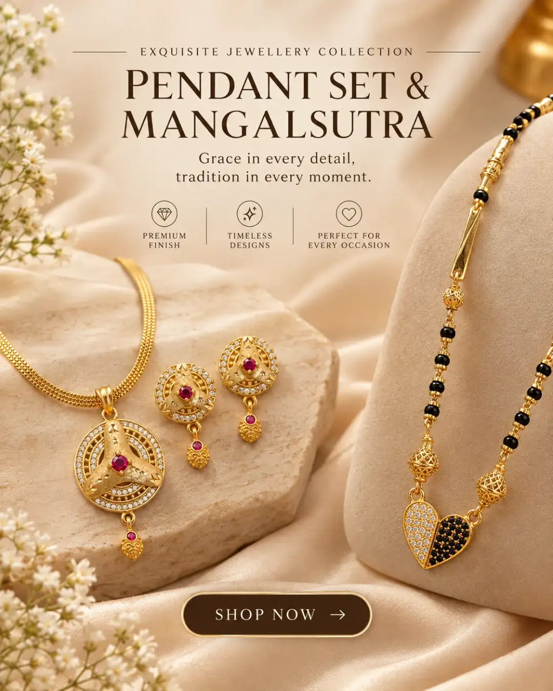 pendant set | mangalsutra