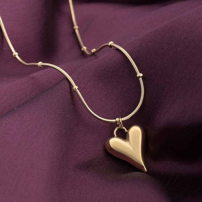 Grace Flutter Gold Finish Necklace for Women | JEWELHIRA