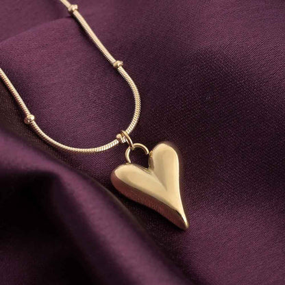 Grace Flutter Gold Finish Necklace for Women | JEWELHIRA