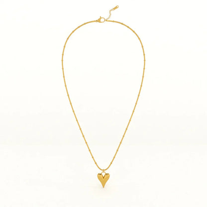 Grace Flutter Gold Finish Necklace for Women | JEWELHIRA