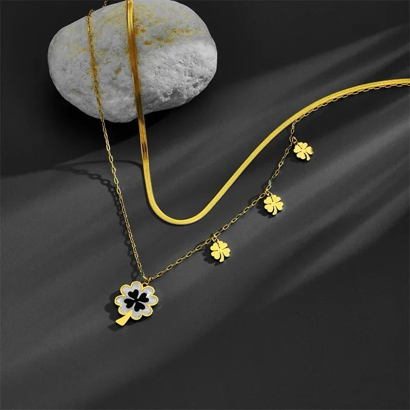 Floral Luxe Gold Finish Necklace for Women | JEWELHIRA