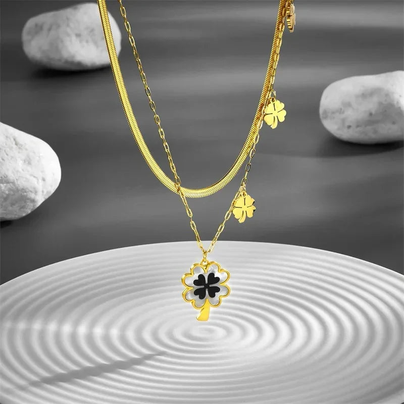 Floral Luxe Gold Finish Necklace for Women | JEWELHIRA