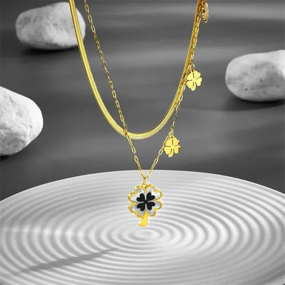 Floral Luxe Gold Finish Necklace for Women | JEWELHIRA